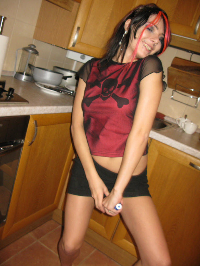 Big Tits Kitchen Showcase